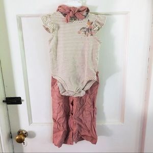 FREE BIBS with Tahiari 3 Piece Set 6-9months